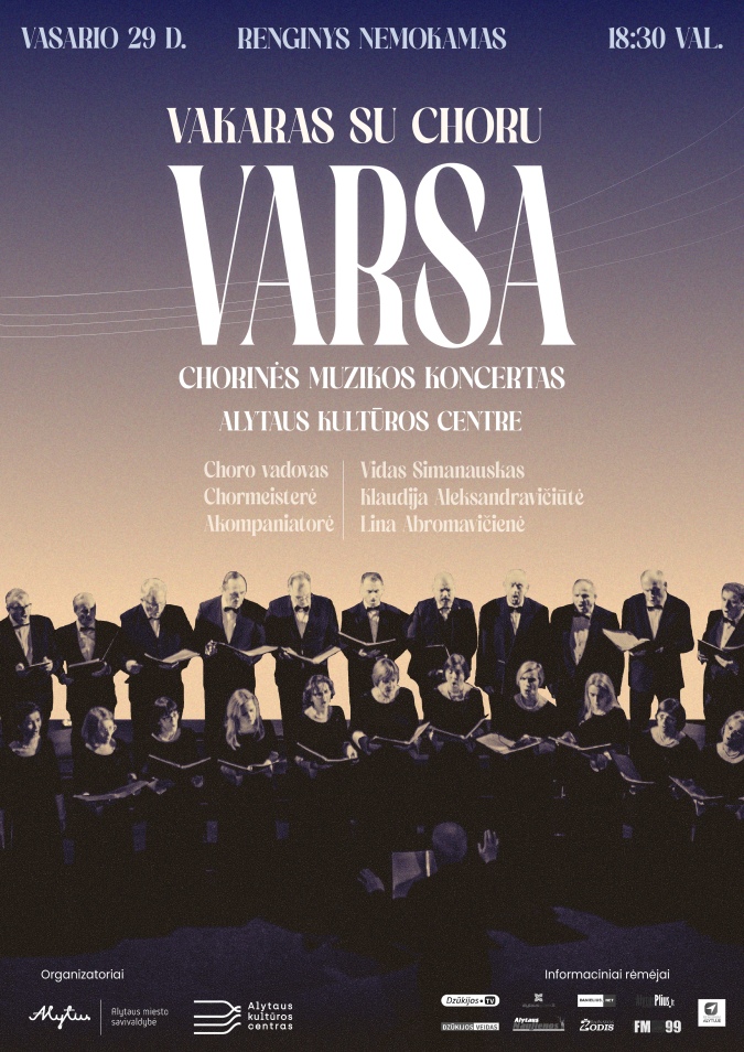 Vakaras su choru ,,Varsa“